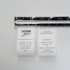 thermal printed care labels
